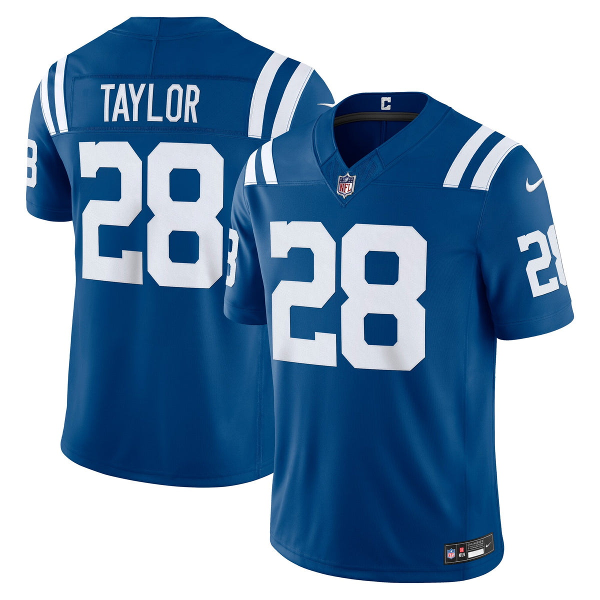 Indianapolis Colts Jonathan Taylor Royal Team Vapor F.U.S.E. Stitched Limited Jersey