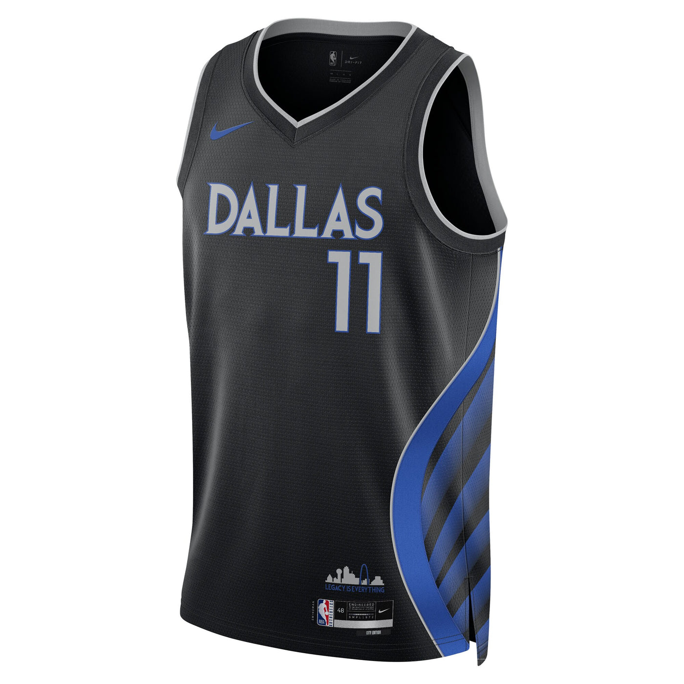 Dallas Mavericks Nike 2025/26 City Edition Swingman Jersey - Black - Kyrie Irving