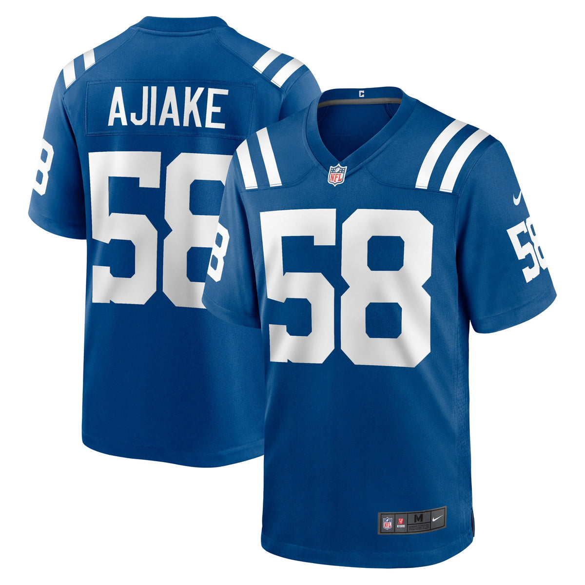Indianapolis Colts Austin Ajiake Royal Game Jersey