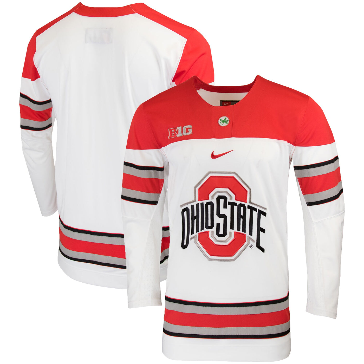 Nike White Ohio State Buckeyes Replica College Hockey Jersey