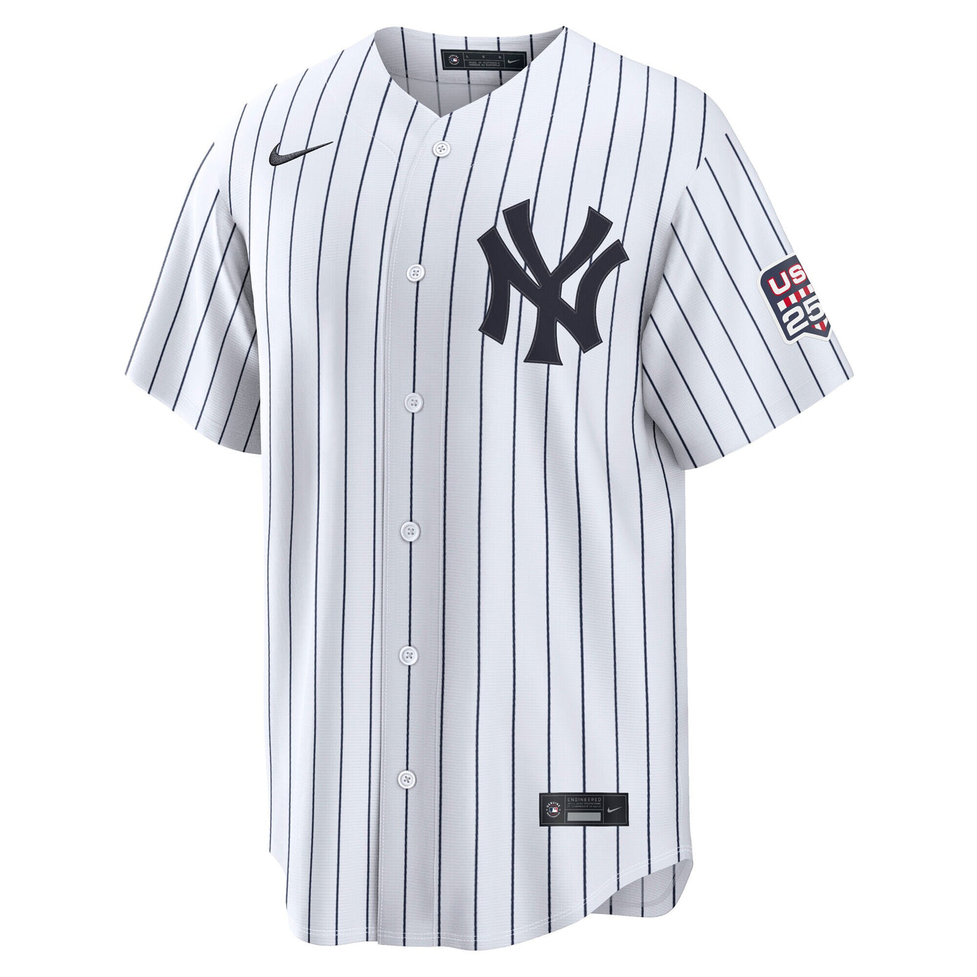 Fourth of July New York Yankees Cody Bellinger Nike White USA 250 Stadium Jersey