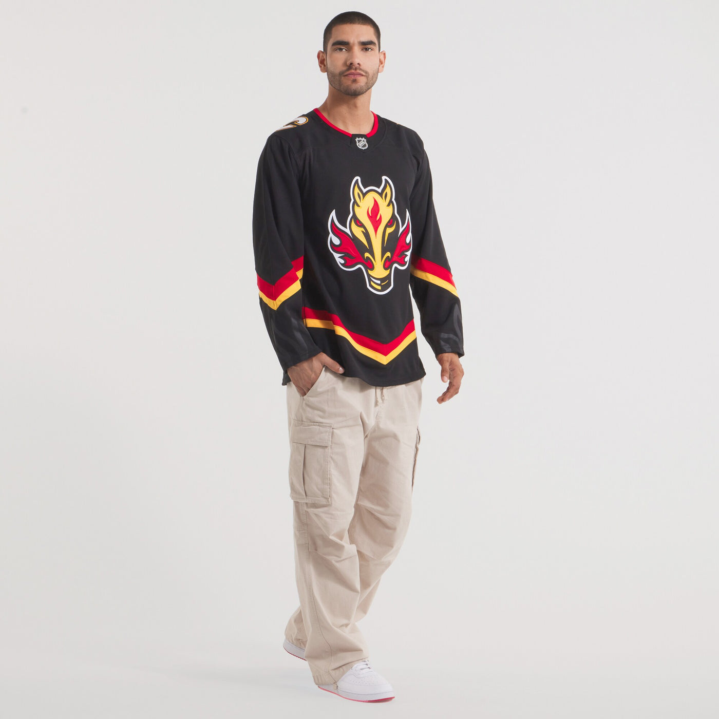 Calgary Flames Fanatics Black Alternate Premium Jersey