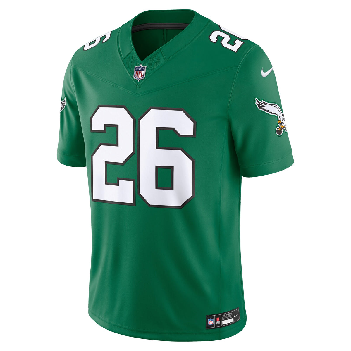 Philadelphia Eagles Saquon Barkley Kelly Green Alternate Vapor F.U.S.E. Stitched Limited Jersey