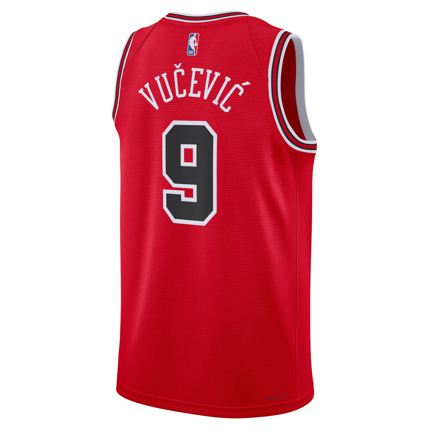 Chicago Bulls Nike Icon Edition Swingman Jersey - Red - Nikola Vučević