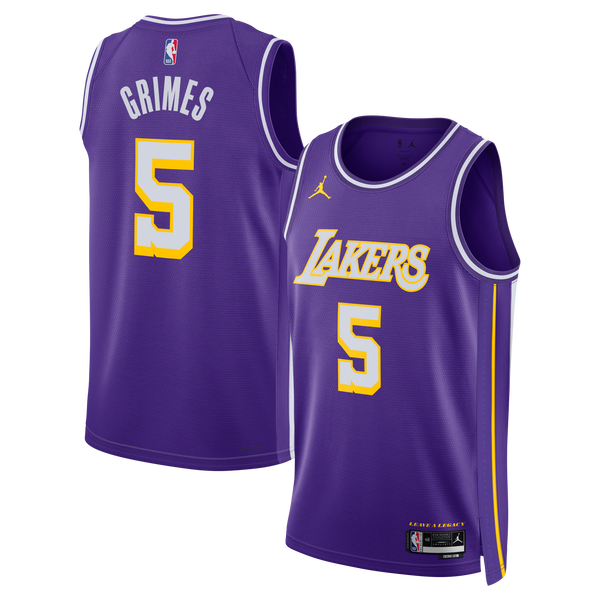 Los Angeles Lakers Jordan Brand Statement Edition Jersey - Purple - Quentin Grimes