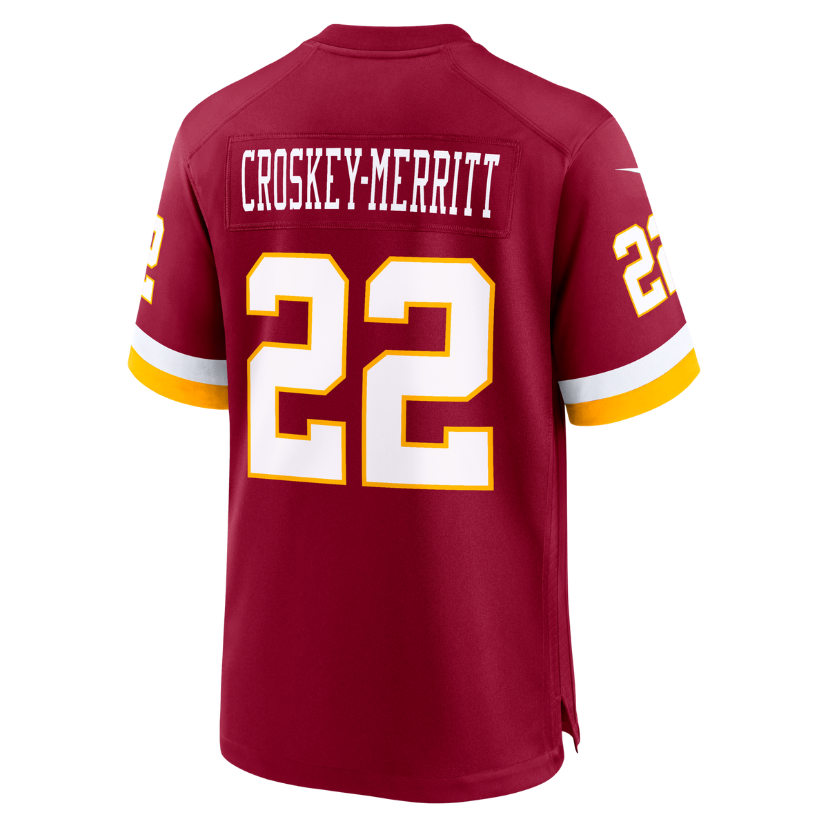 Washington Commanders Jacory Croskey-Merritt Burgundy Game Jersey