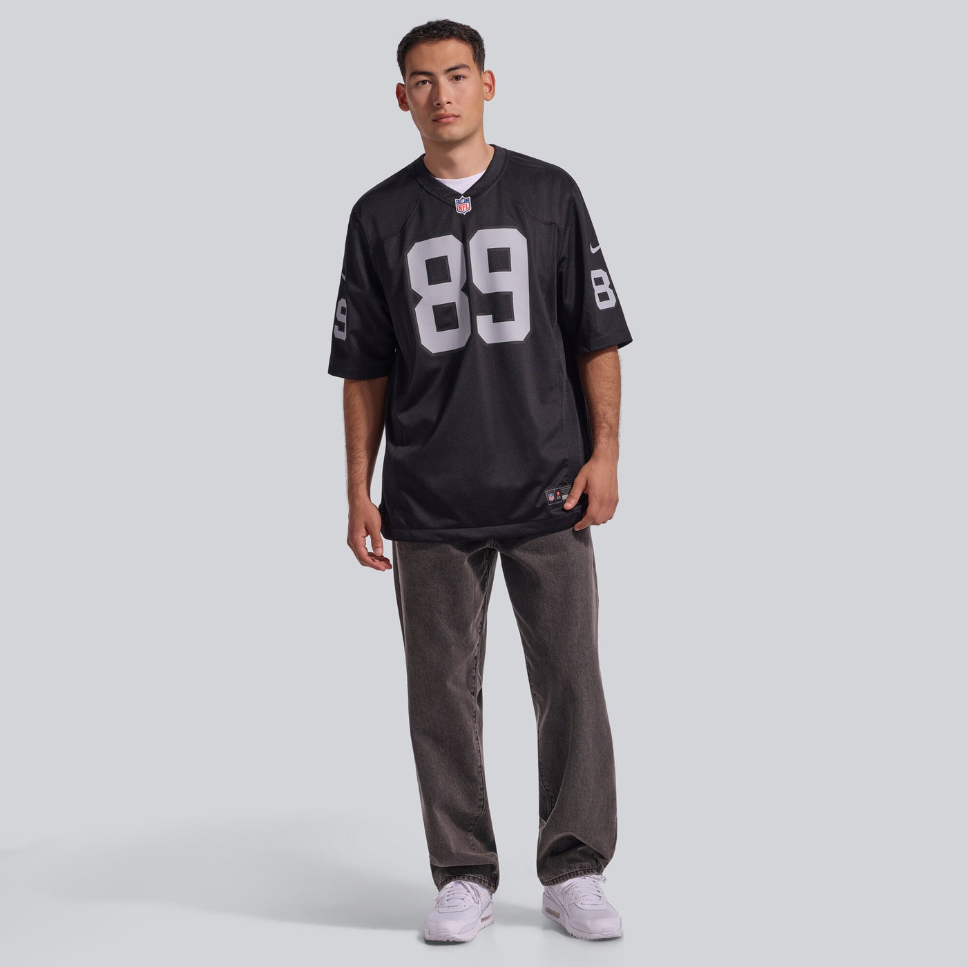 Las Vegas Raiders Brock Bowers Nike Black Player Game Jersey