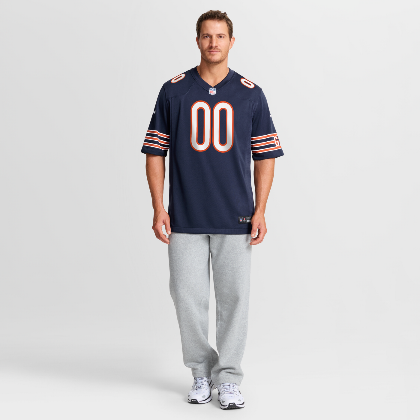 Chicago Bears Nike Navy Custom Game Jersey