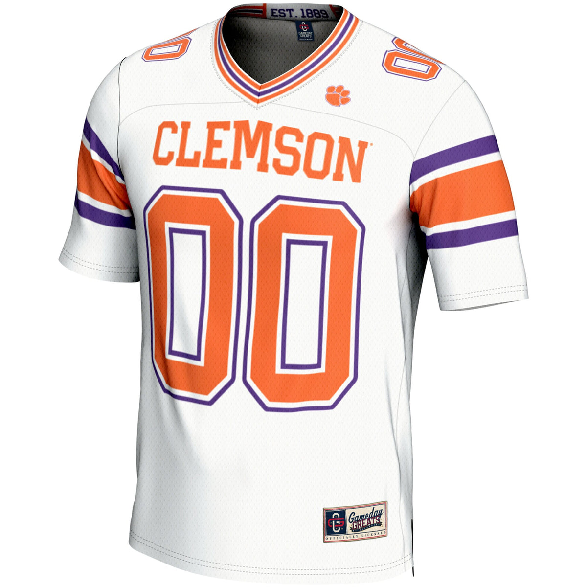 Clemson Tigers GameDay Greats NIL Pick-A-Player Football Jersey - White