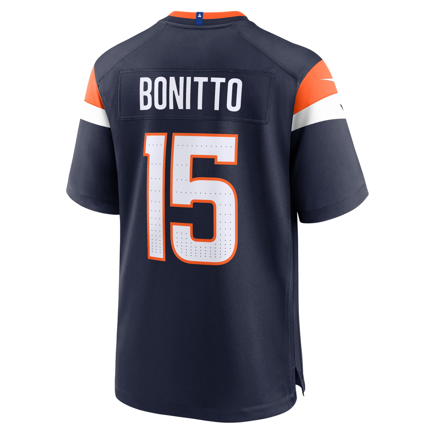 Denver Broncos Nik Bonitto Nike Navy Alternate Game Jersey