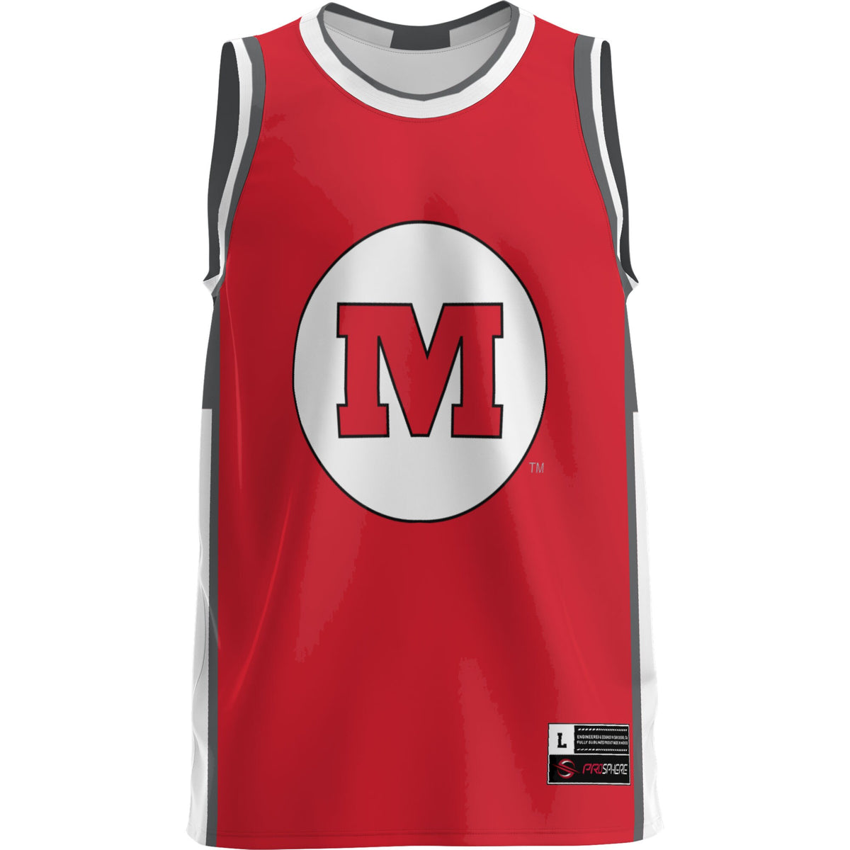 Monmouth College Fighting Scots GameDay Greats Lightweight Basketball Jersey - Red