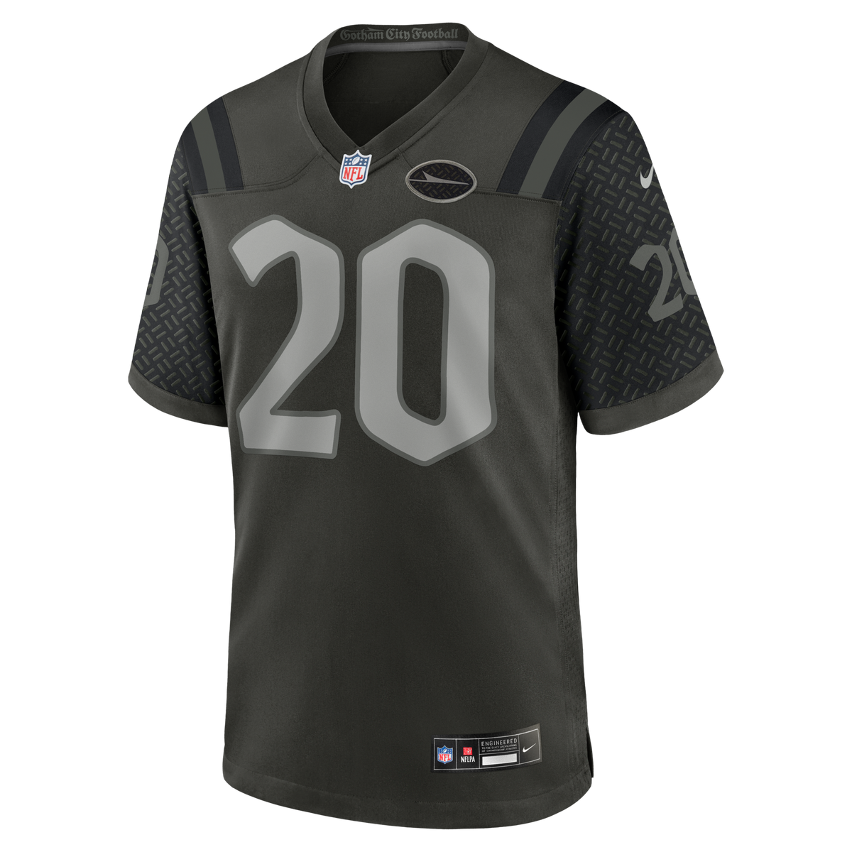 New York Jets Breece Hall Gotham Green 2025 Rivalries Collection Game Jersey
