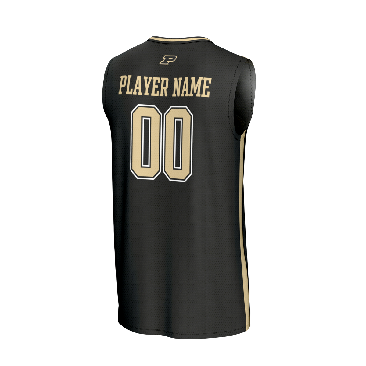 Purdue Boilermakers GameDay Greats NIL Pick-A-Player Lightweight Basketball Fashion Jersey - Black