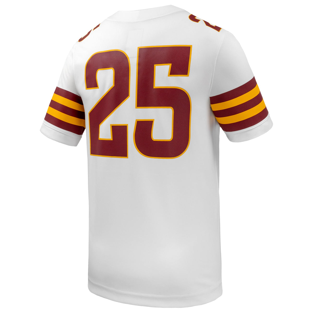 #25 Iowa State Cyclones Game Football Jersey - White