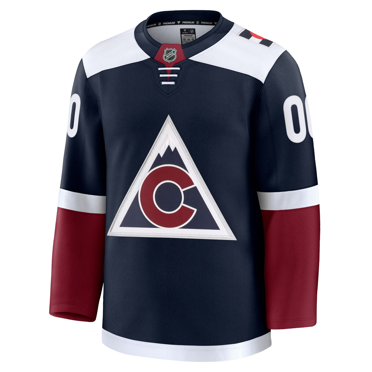 Colorado Avalanche Fanatics Navy Alternate Premium Custom Jersey