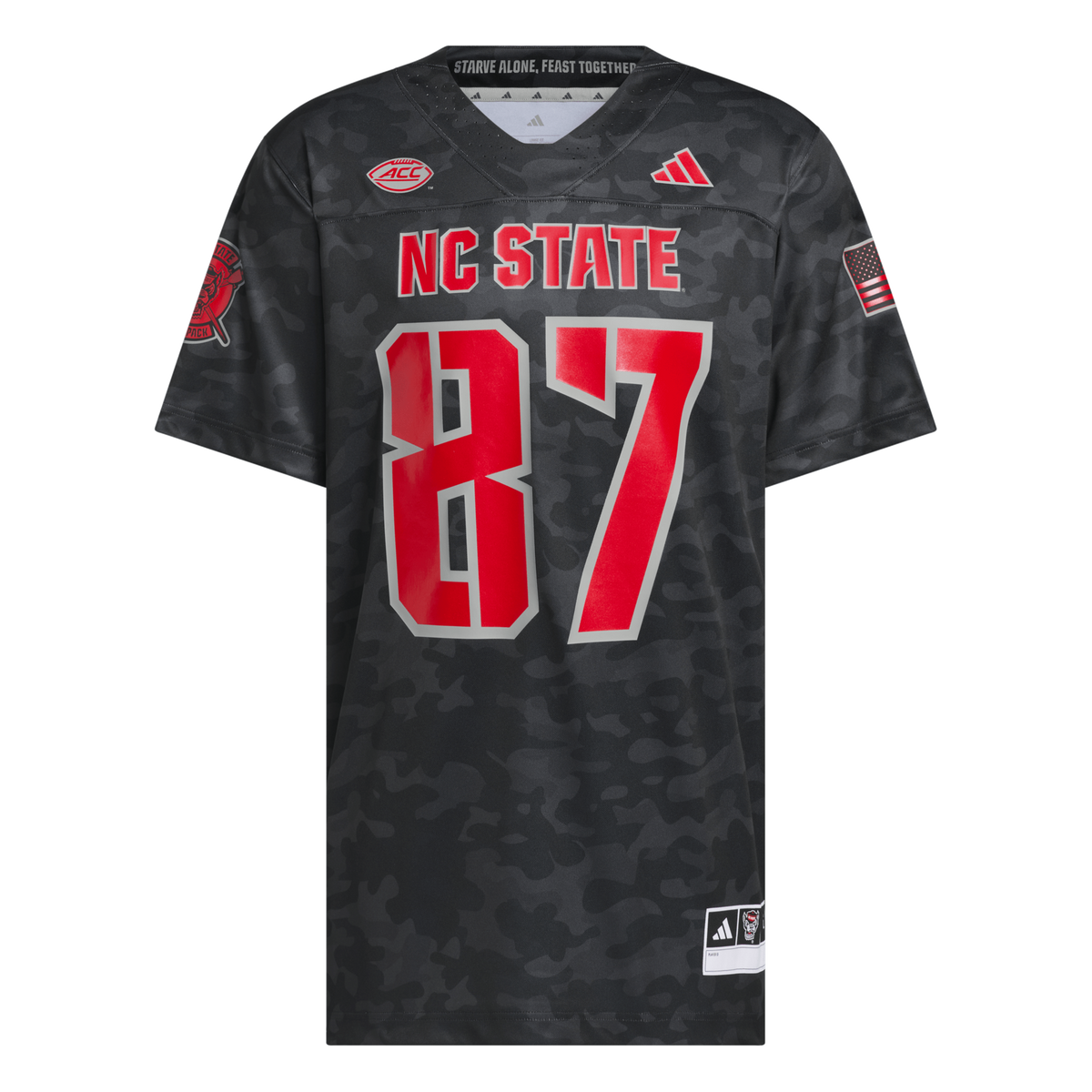 #87 NC State Wolfpack Honor & Support Premier Strategy Jersey - Black
