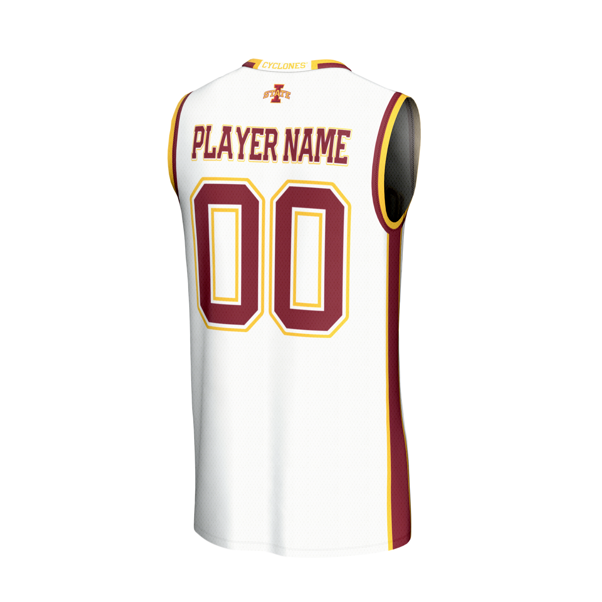 Iowa State Cyclones GameDay Greats Lightweight Collegiate Basketball NIL Pick-A-Player Fashion Jersey - White