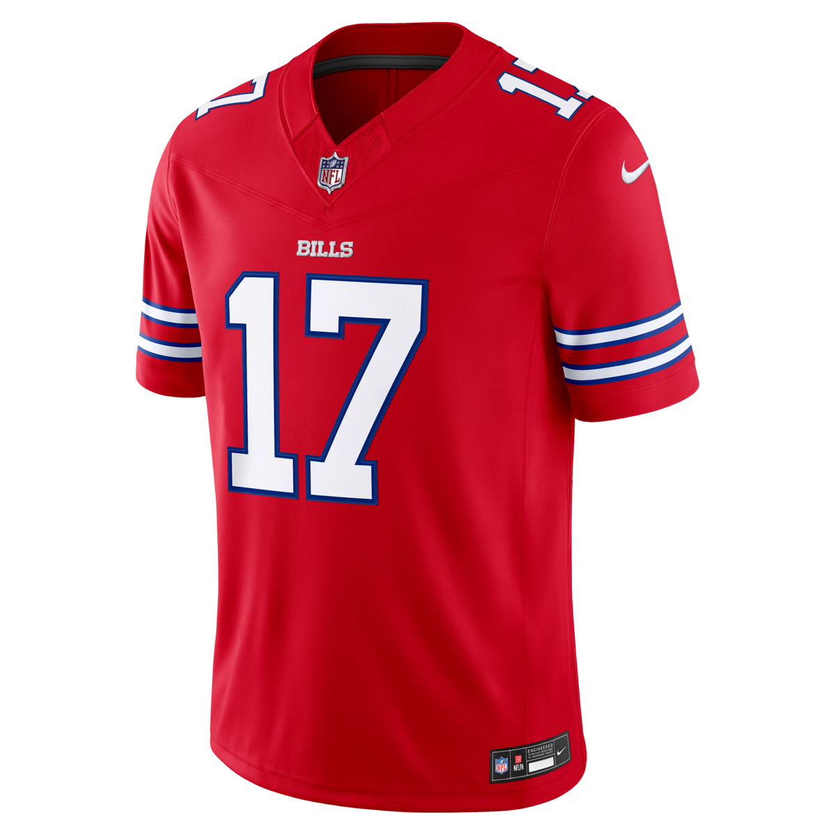 Buffalo Bills Josh Allen Red Alternate Vapor F.U.S.E. Stitched Limited Jersey
