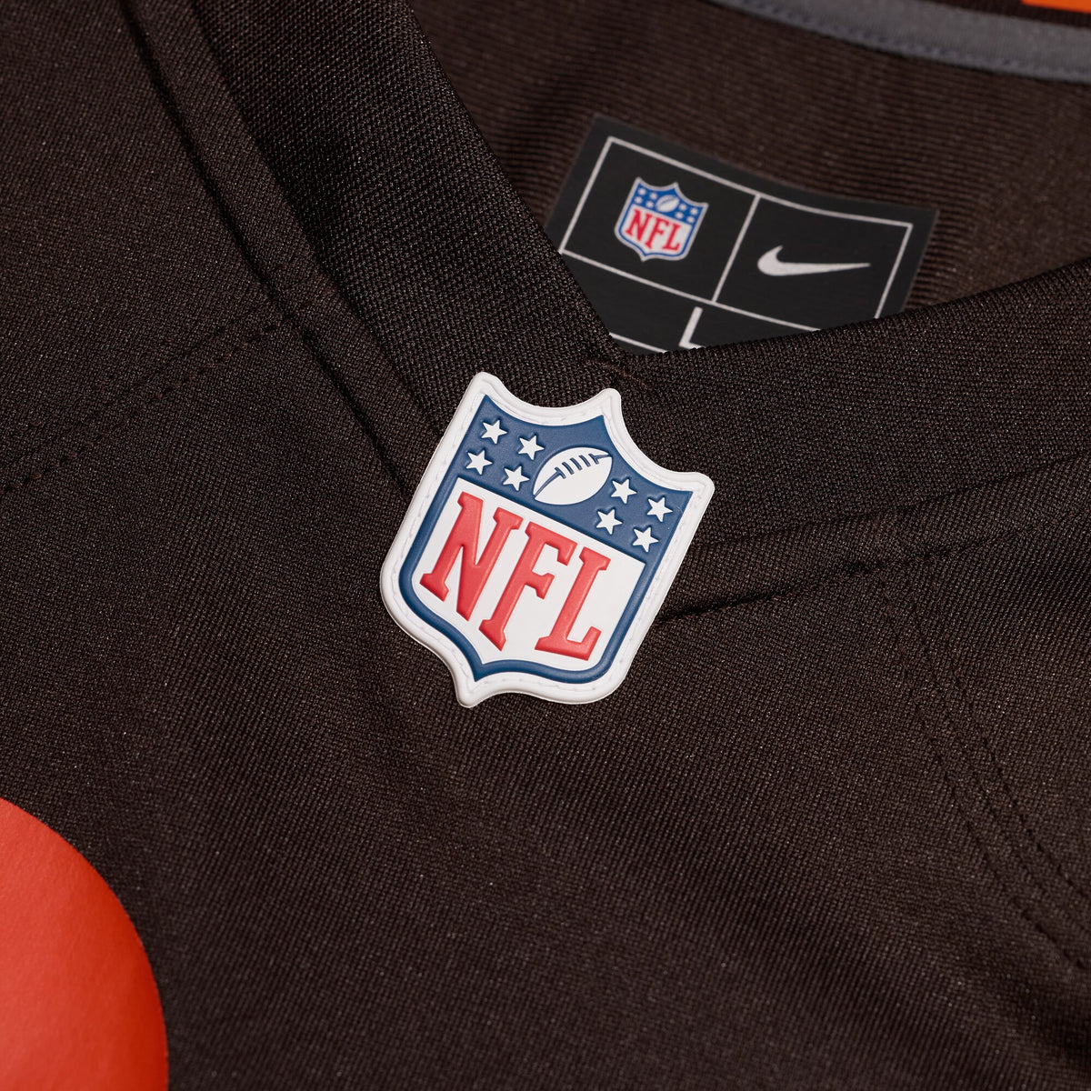 Cleveland Browns Spencer Fano Brown 2026 NFL Draft First Round Pick No. 9 Alpha Dawg Alternate Game Jersey