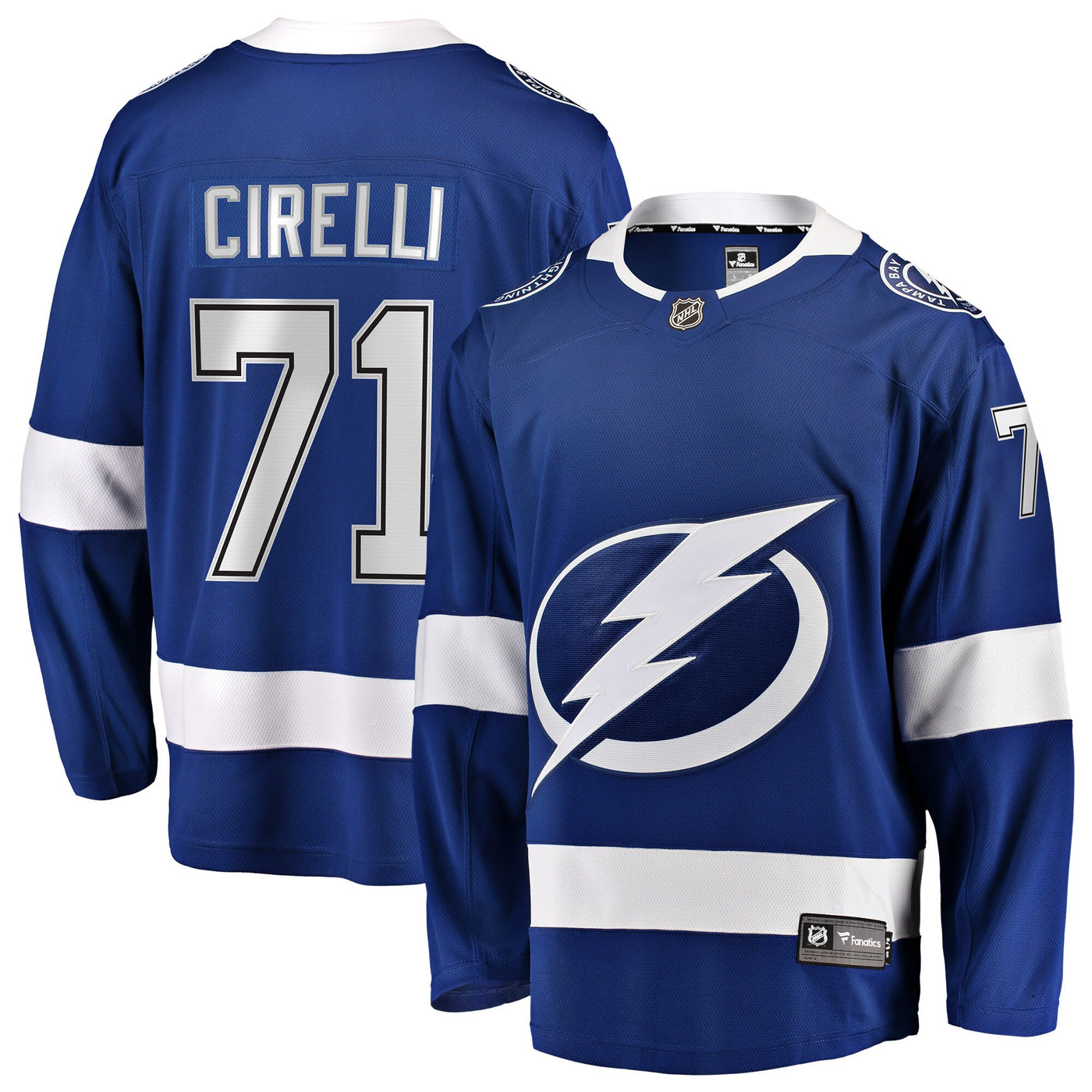 Tampa Bay Lightning Anthony Cirelli Fanatics Blue Home Breakaway Player Jersey