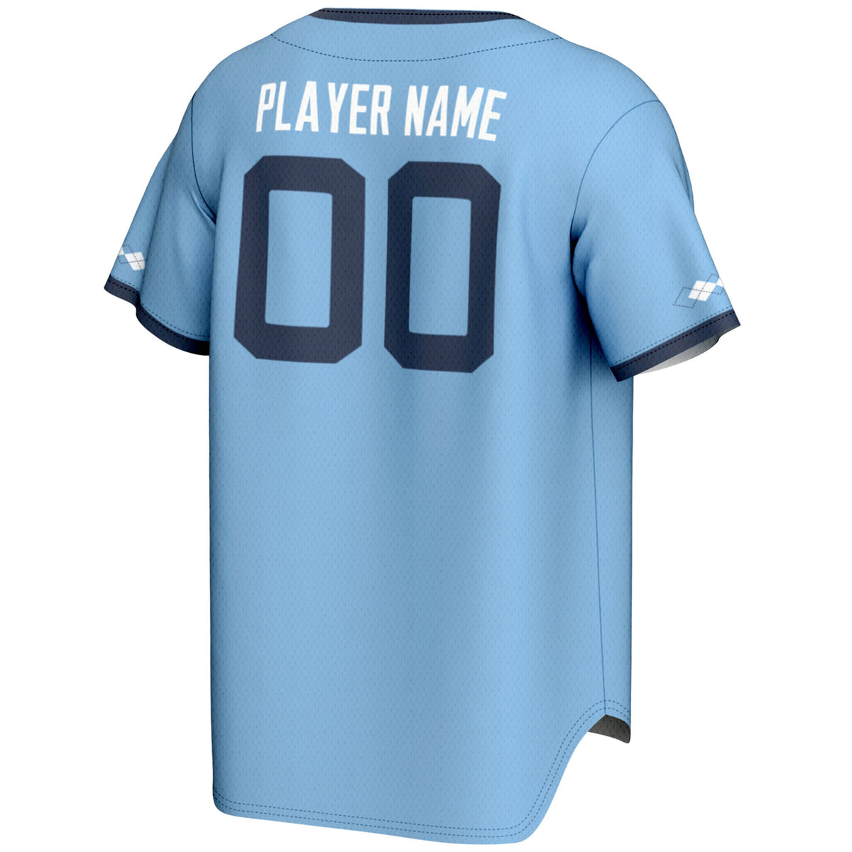 North Carolina Tar Heels GameDay Greats Carolina Blue NIL Pick-A-Player Lightweight Baseball Jersey - Light Blue