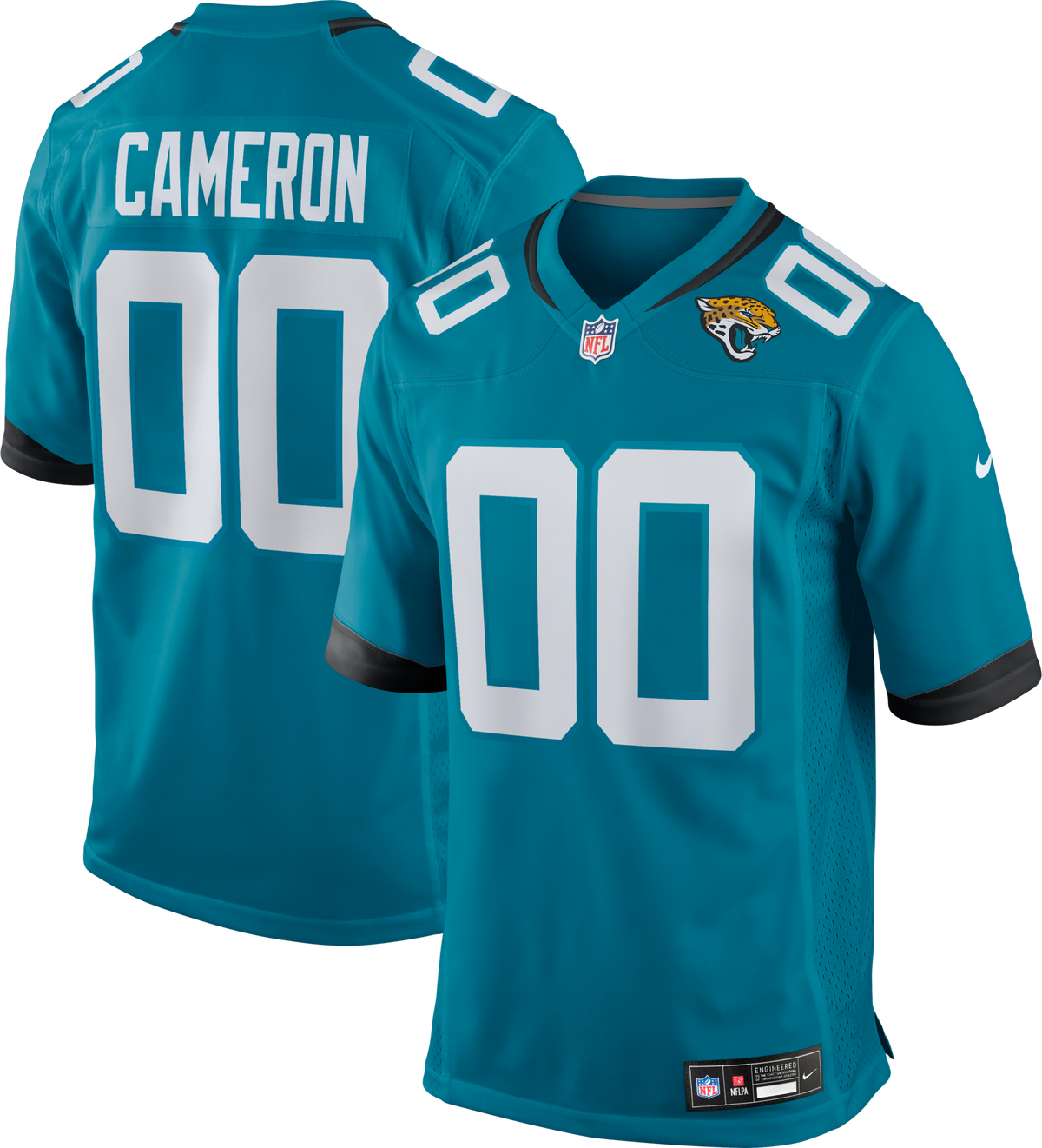 Jacksonville Jaguars Josh Cameron Teal Game Jersey