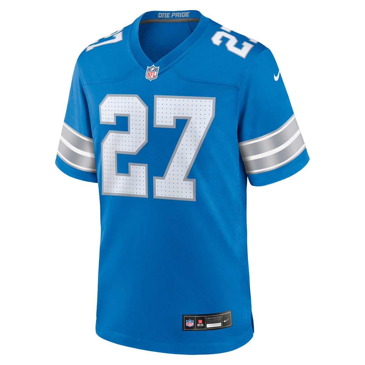 Detroit Lions Christian Izien Blue Team Game Jersey