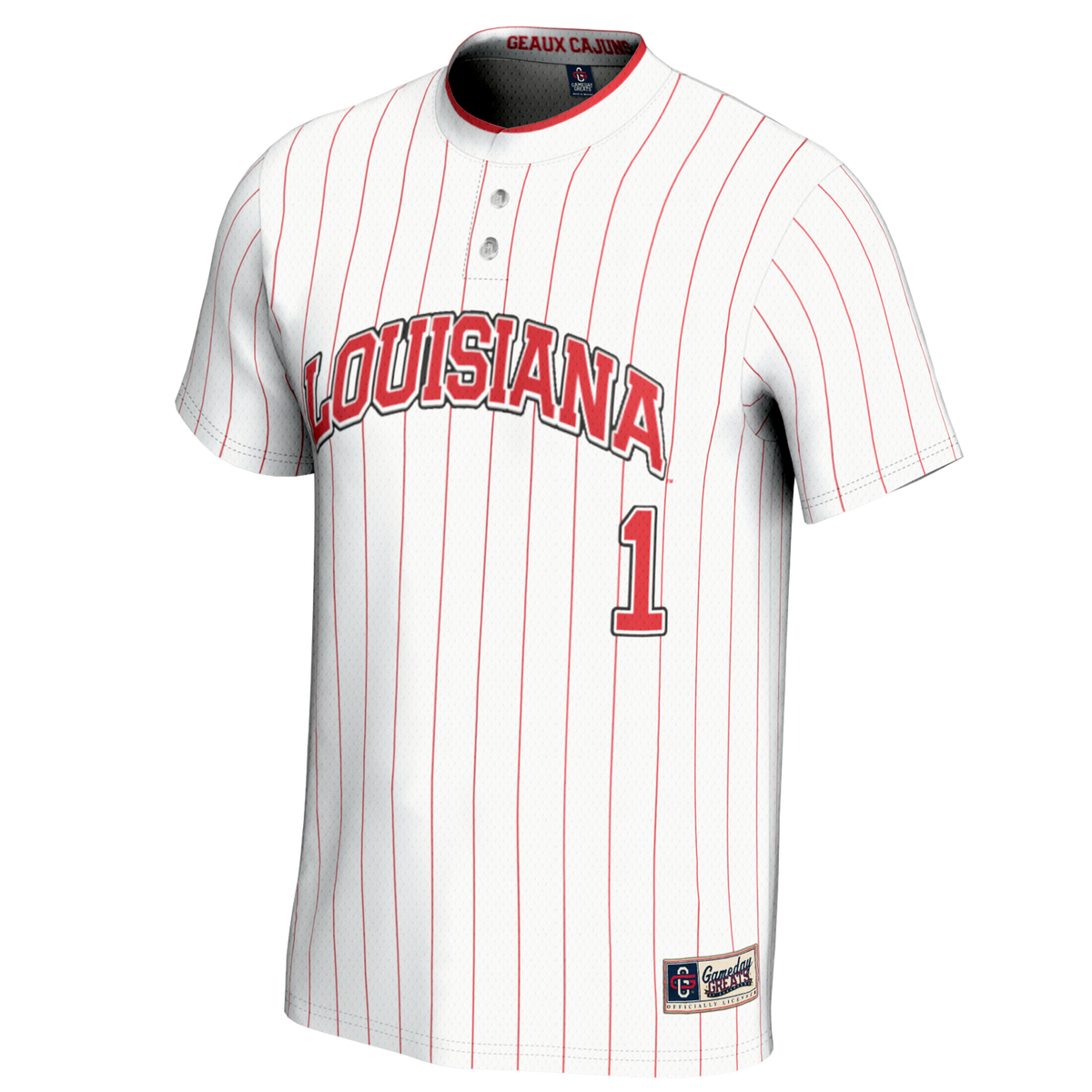 #1 Louisiana Ragin' Cajuns GameDay Greats Lightweight Softball Jersey - White