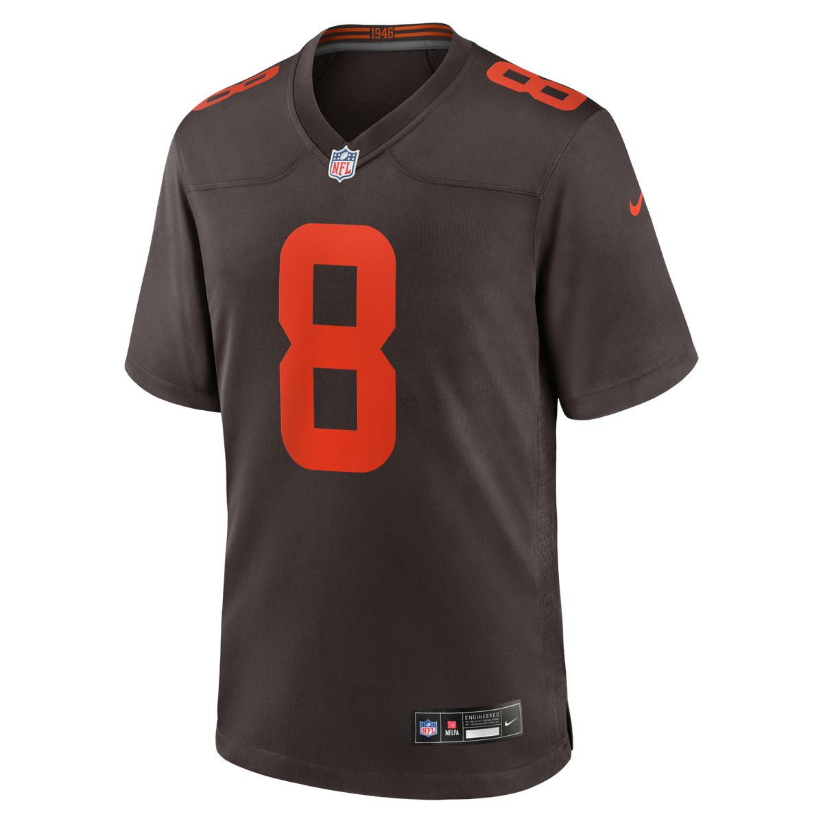 Cleveland Browns Jared Verse Brown Game Jersey