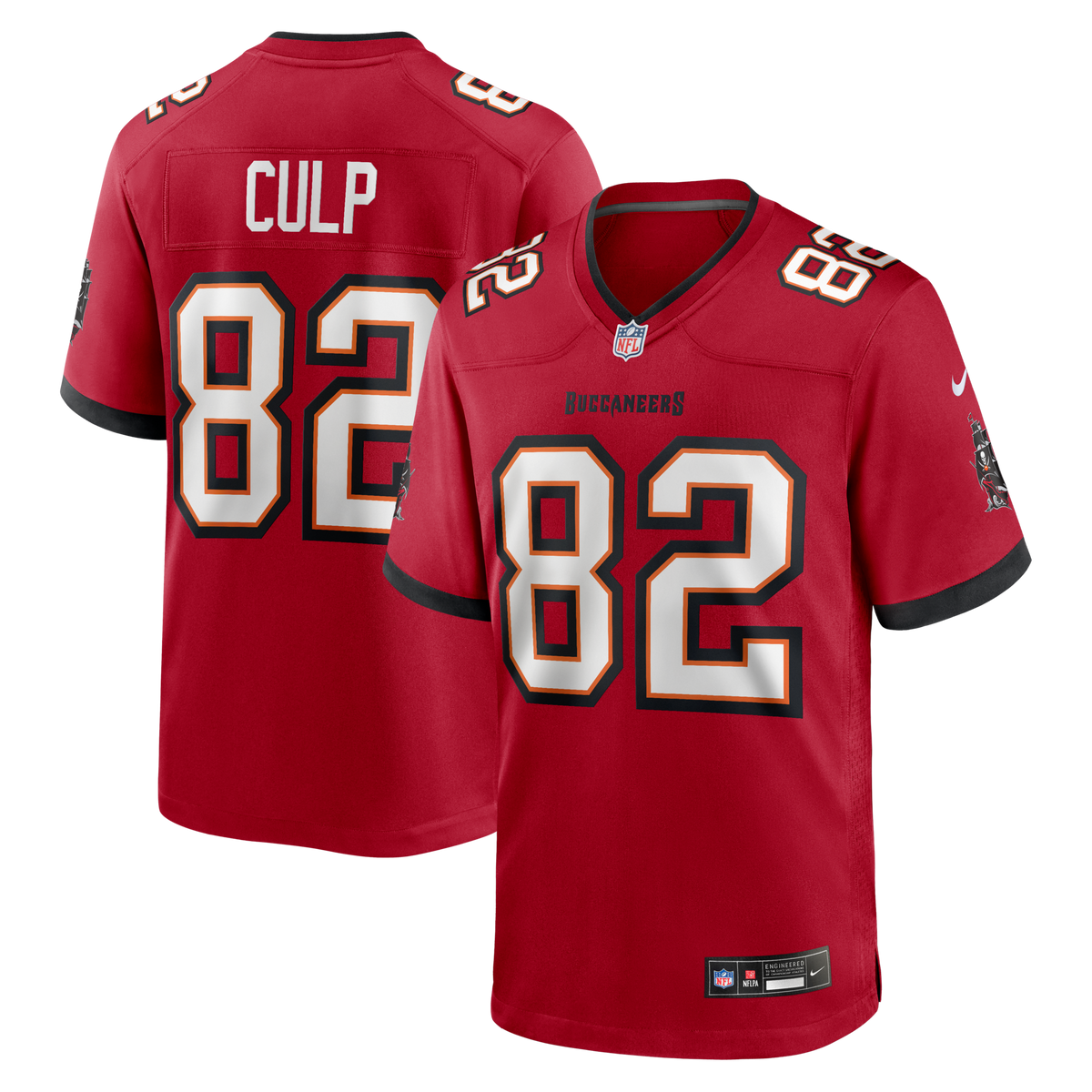 Tampa Bay Buccaneers Devin Culp Red Game Jersey