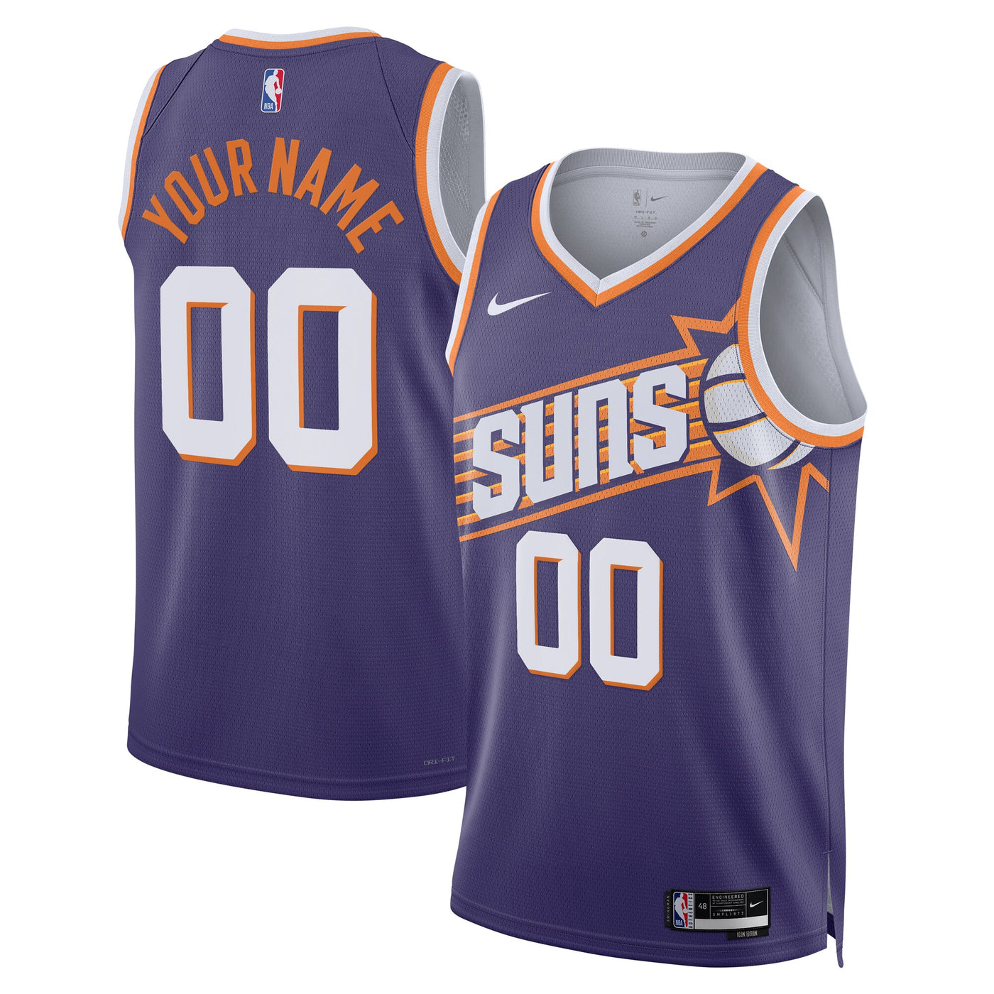 Phoenix Suns Nike Icon Swingman Jersey - Custom