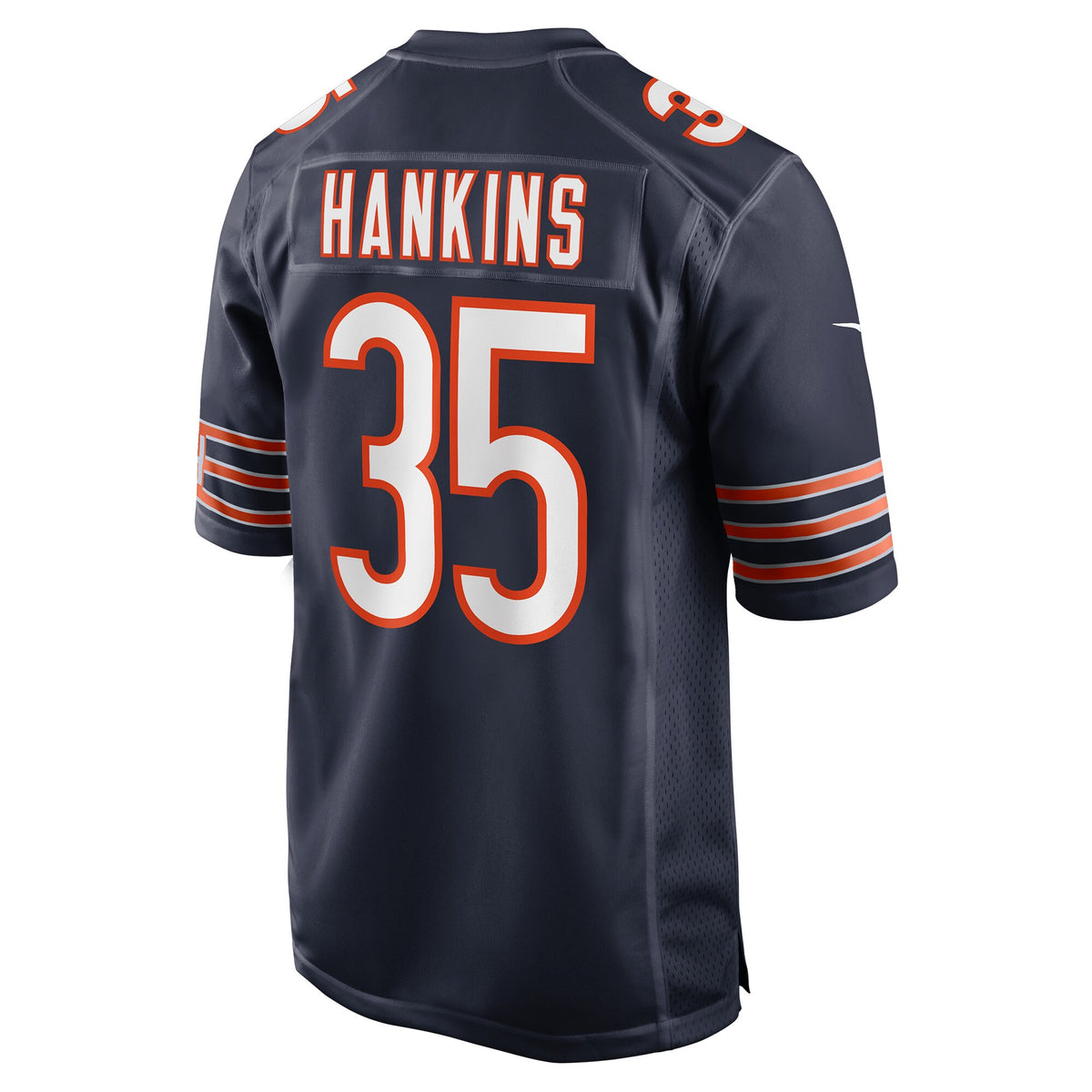 Chicago Bears Deion Hankins Navy Team Game Jersey