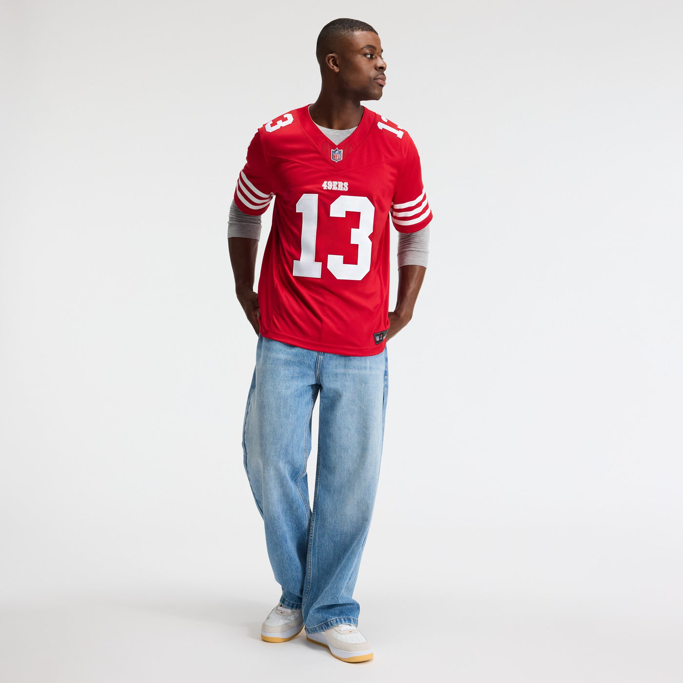 San Francisco 49ers Brock Purdy Nike Scarlet Team Vapor F.U.S.E. Stitched Limited Jersey