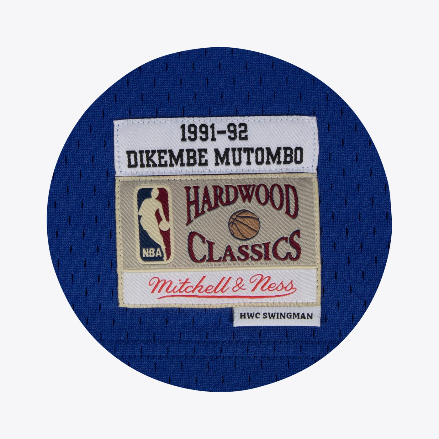 Denver Nuggets Dikembe Mutombo 1991 Hardwood Classics Home Swingman Jersey By Mitchell & Ness - White -
