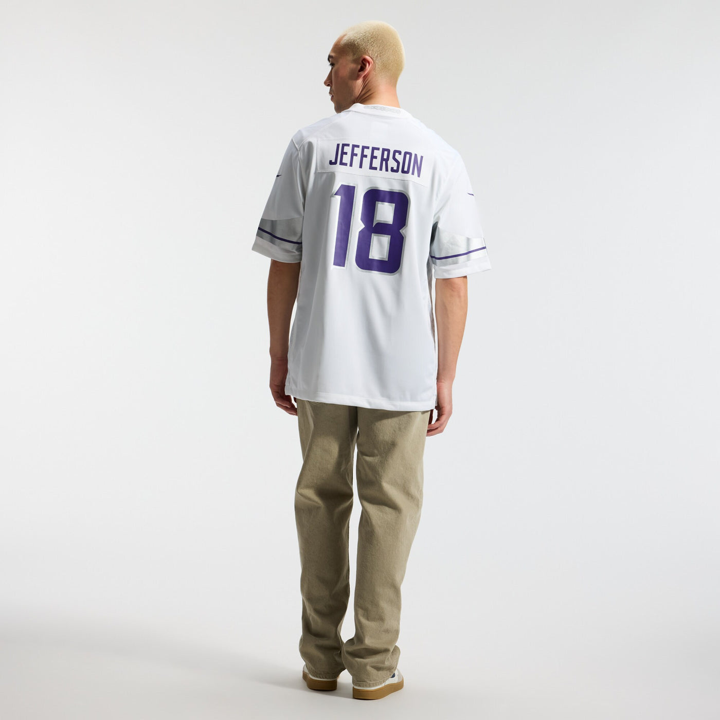 Minnesota Vikings Justin Jefferson Nike White Alternate Game Player Jersey