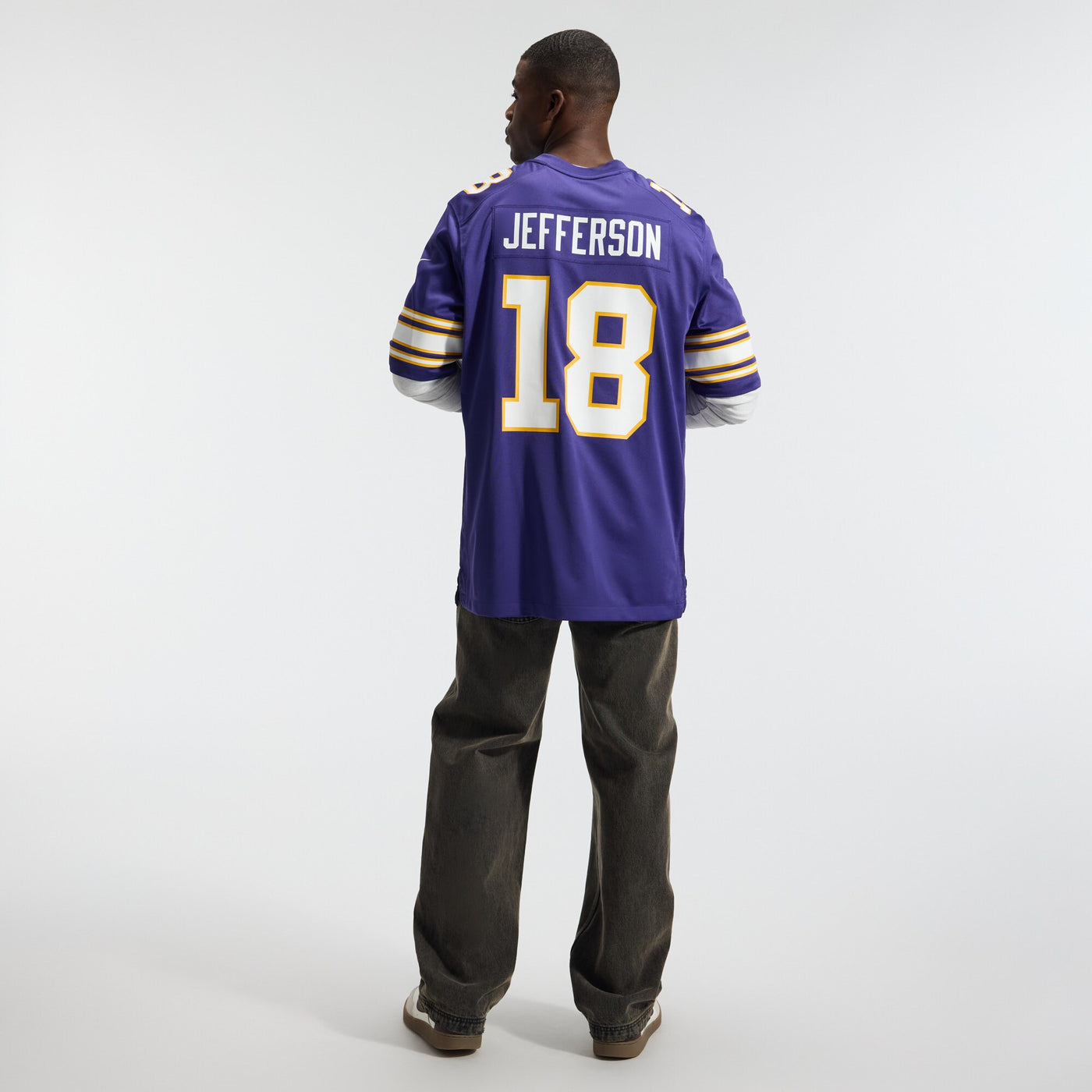 Minnesota Vikings Justin Jefferson Nike Purple Classic Player Game Jersey