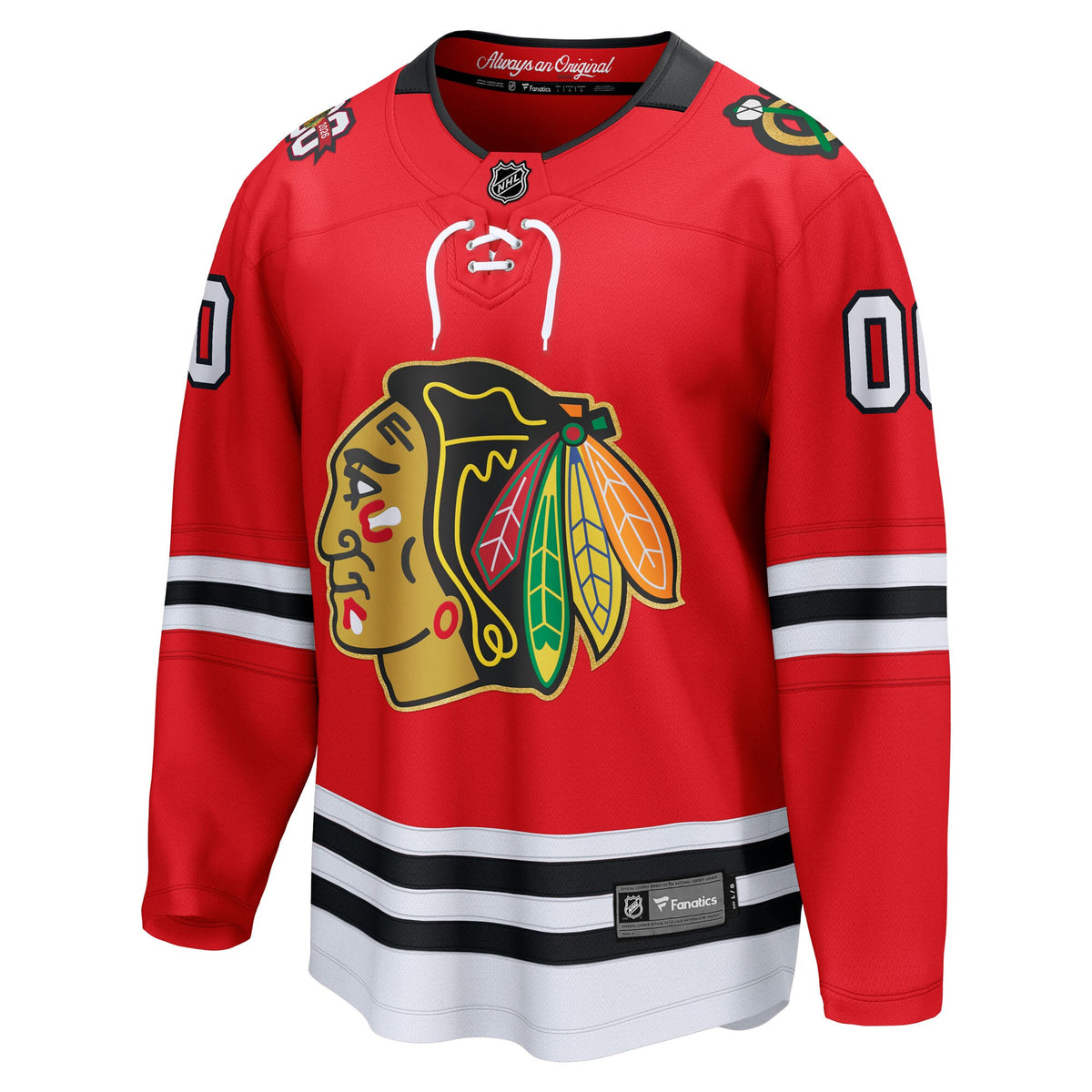 Chicago Blackhawks Fanatics Red Centennial Breakaway Custom Jersey