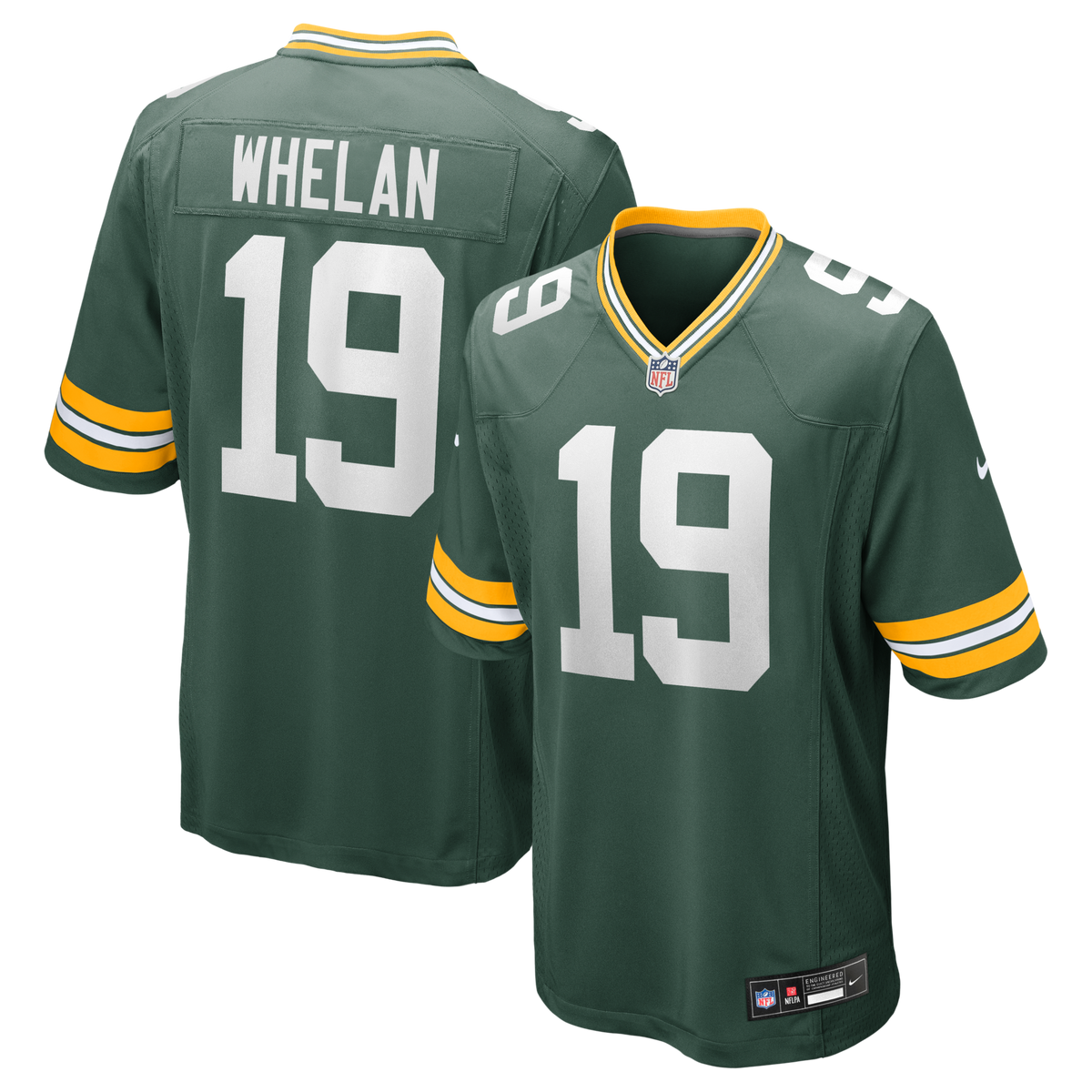 Green Bay Packers Daniel Whelan Green Game Jersey