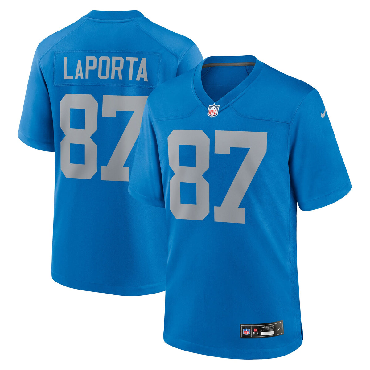 Detroit Lions Sam LaPorta Blue Alternate Game Jersey