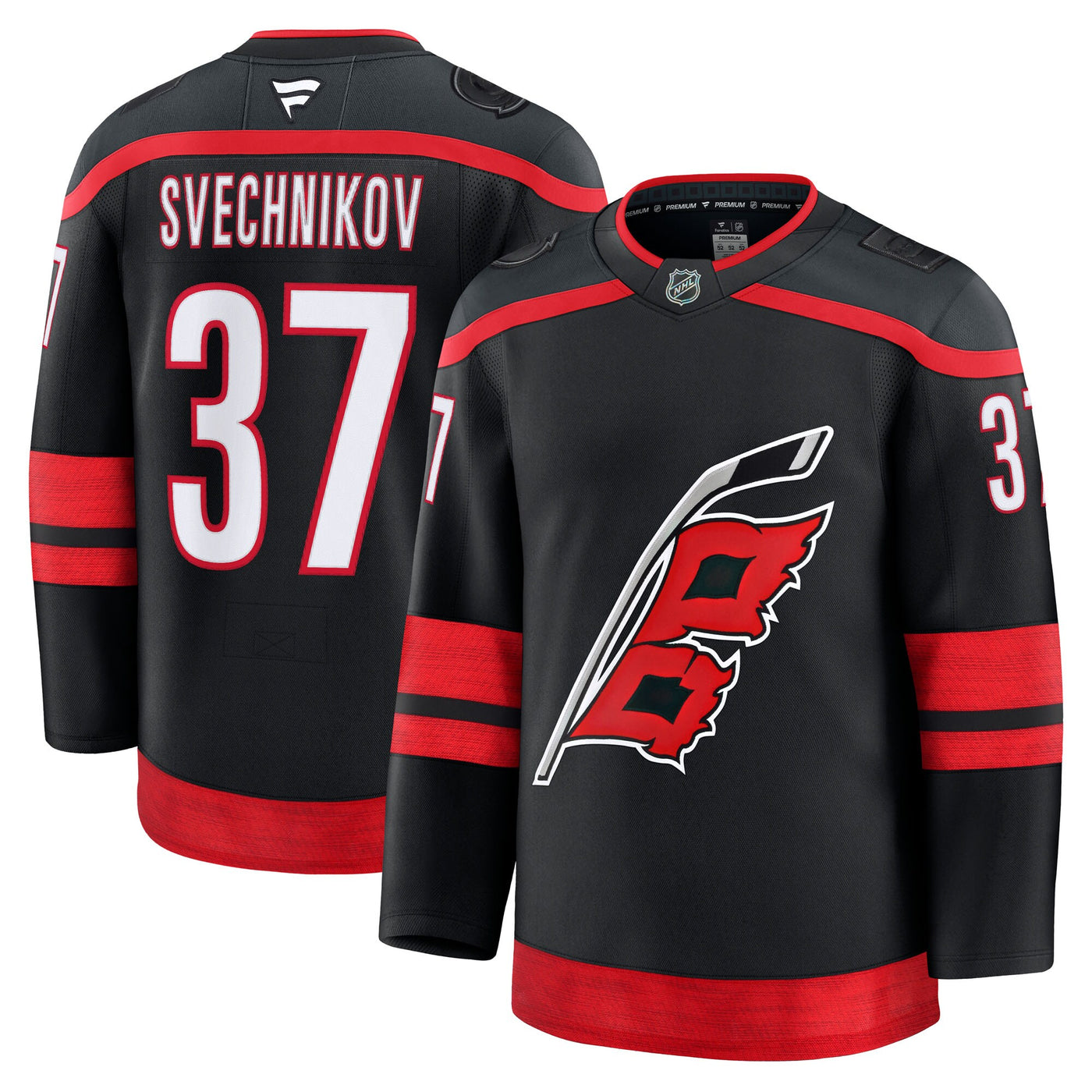 Carolina Hurricanes Andrei Svechnikov Fanatics Black Home Premium Jersey