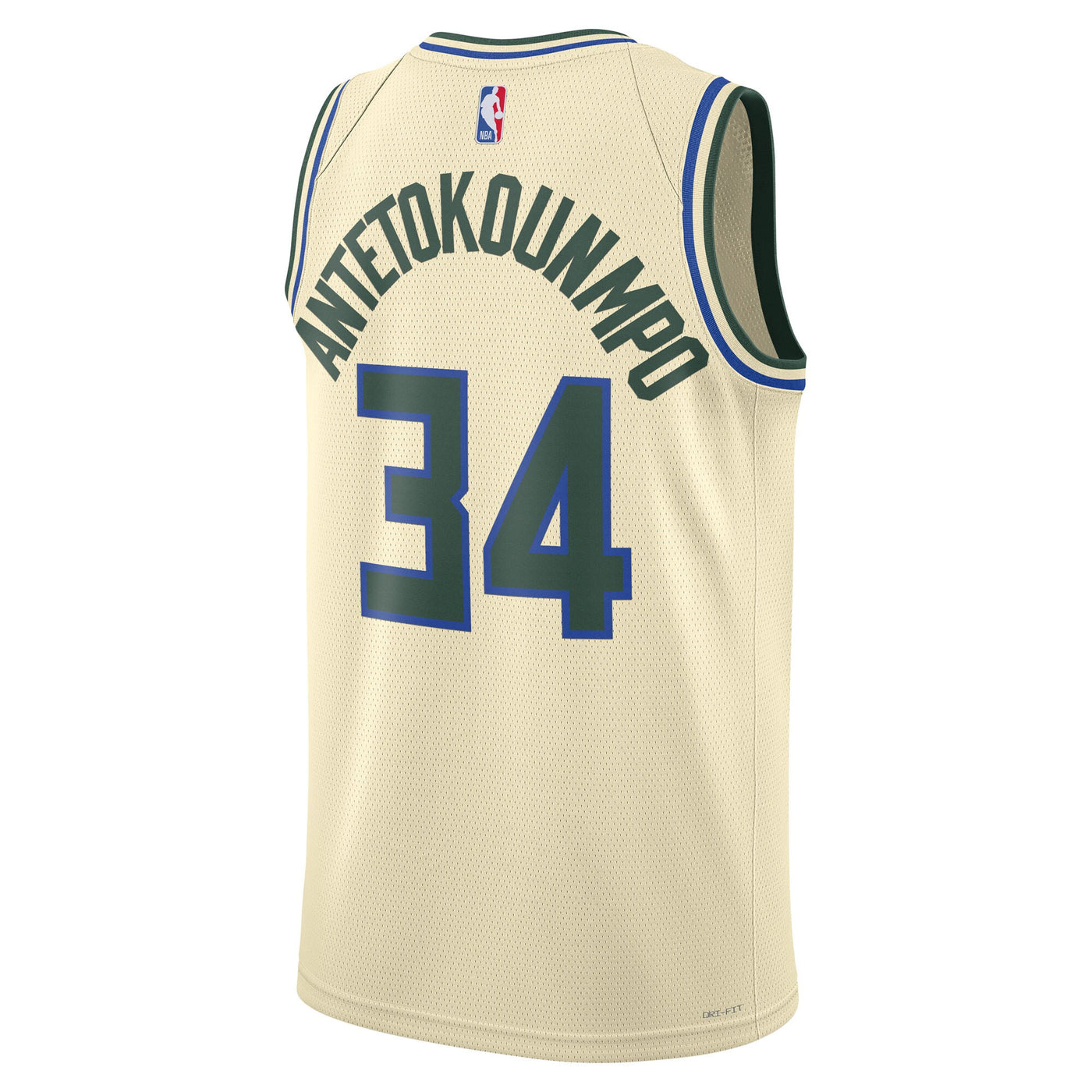 Milwaukee Bucks Nike 2025/26 City Edition Swingman Jersey - Cream - Giannis Antetokounmpo