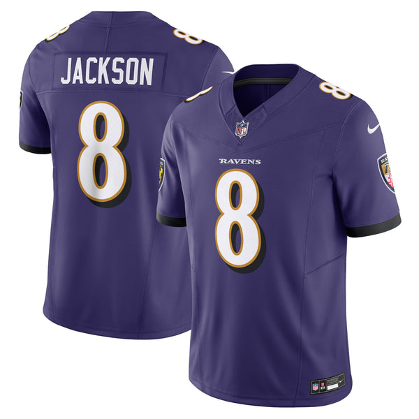 Baltimore Ravens Lamar Jackson Nike Purple Vapor F.U.S.E. Limited Jersey