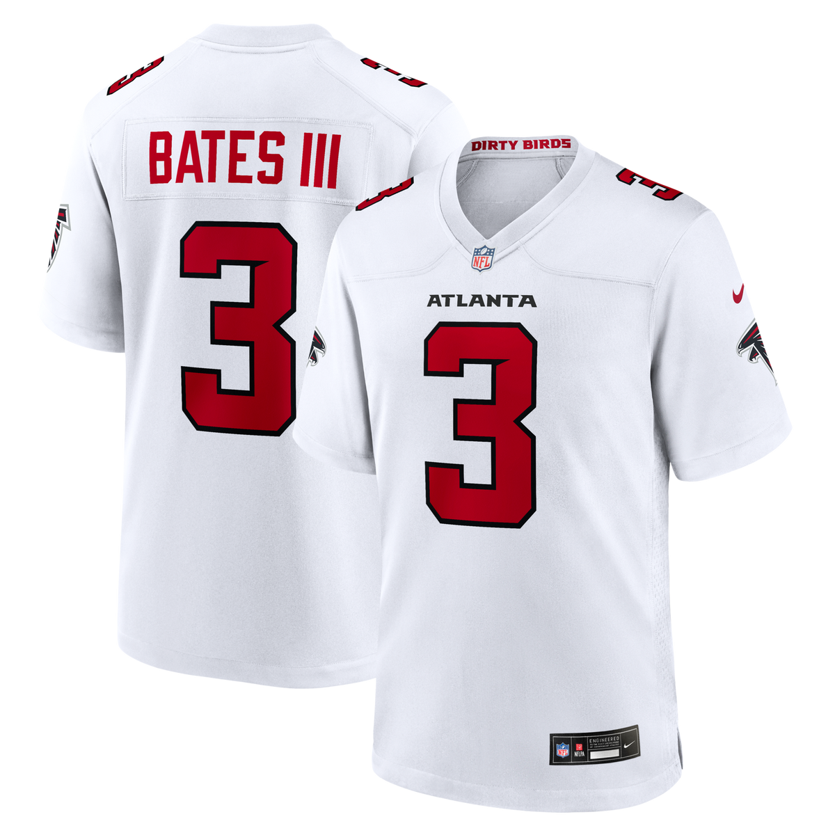 Atlanta Falcons Jessie Bates III White Game Jersey