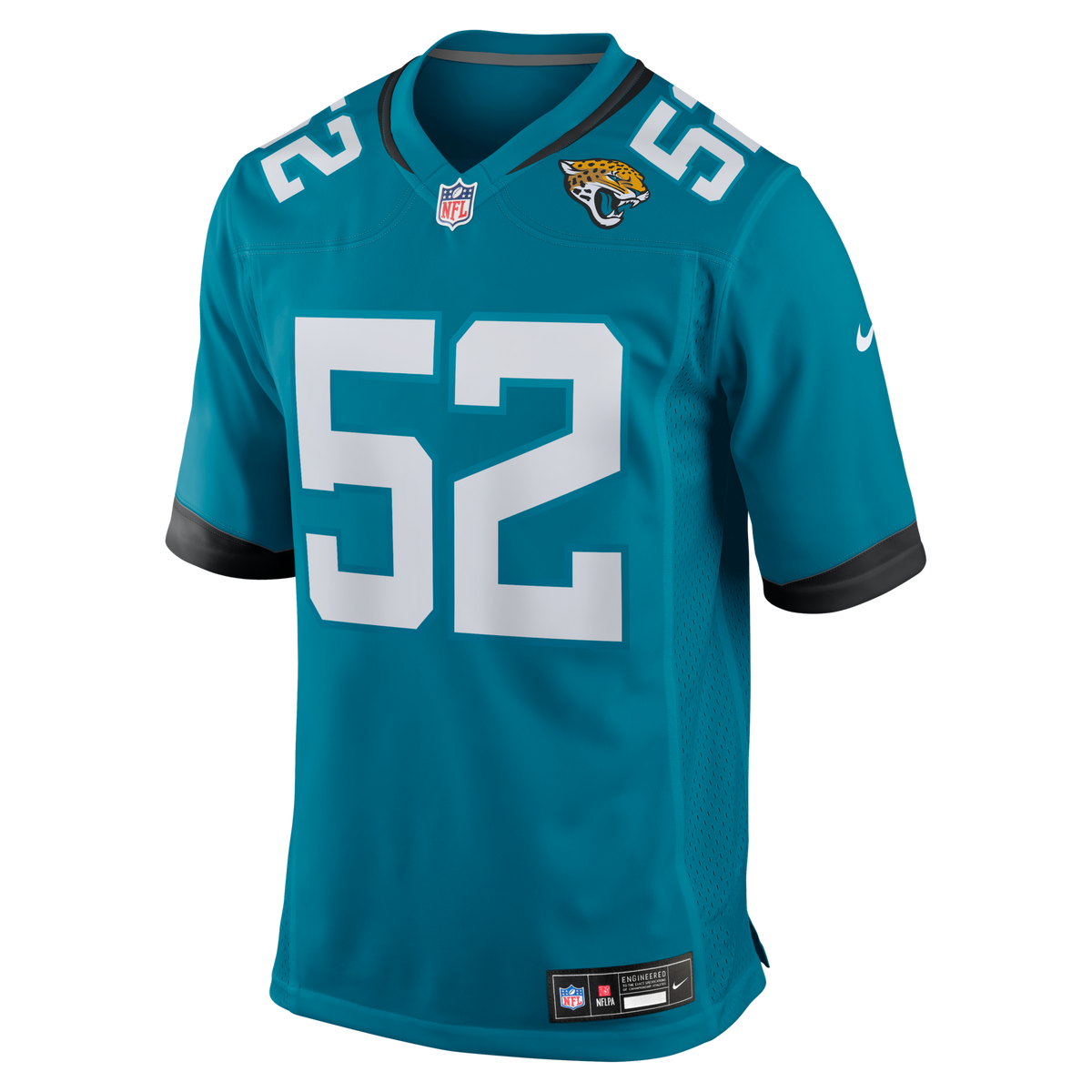 Jacksonville Jaguars DaVon Hamilton Teal Game Jersey