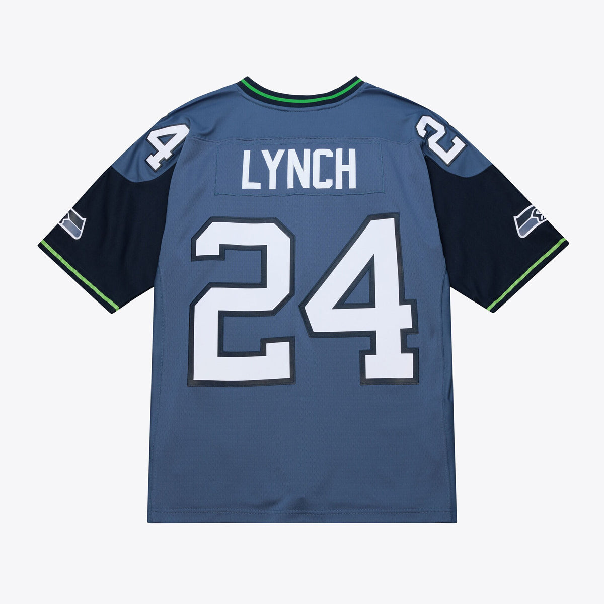 Seattle Seahawks Marshawn Lynch Mitchell & Ness Blue 2010 Legacy Throwback Replica Jersey
