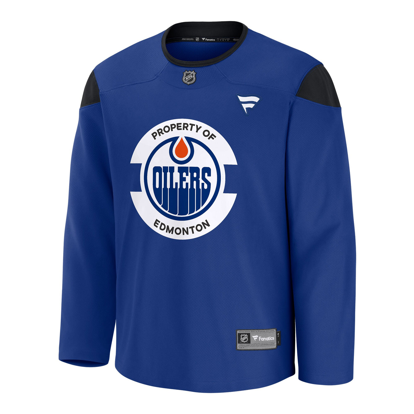 Edmonton Oilers Fanatics Royal Practice Jersey