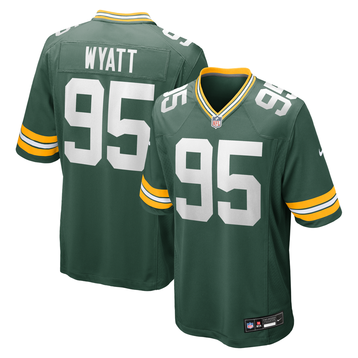 Green Bay Packers Devonte Wyatt Nike Green Player Game Jersey