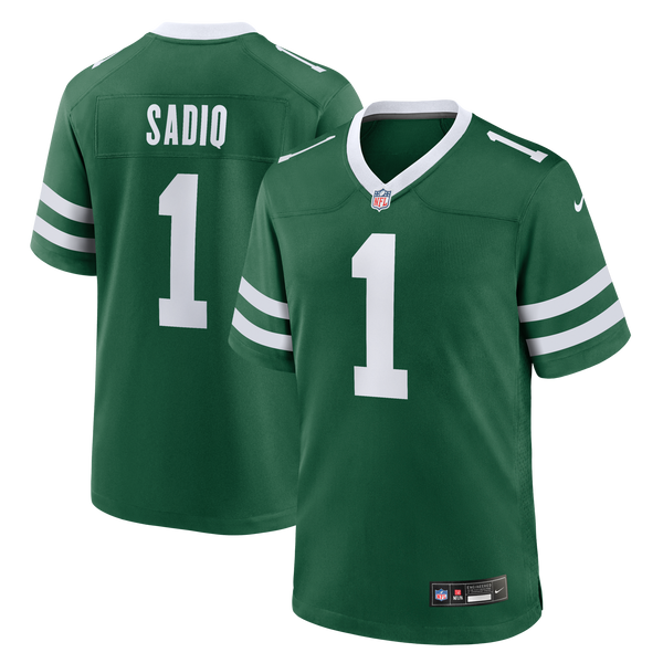 New York Jets Kenyon Sadiq Nike Legacy Green 2026 NFL Draft First Round Pick No. 16 Team Game Jersey