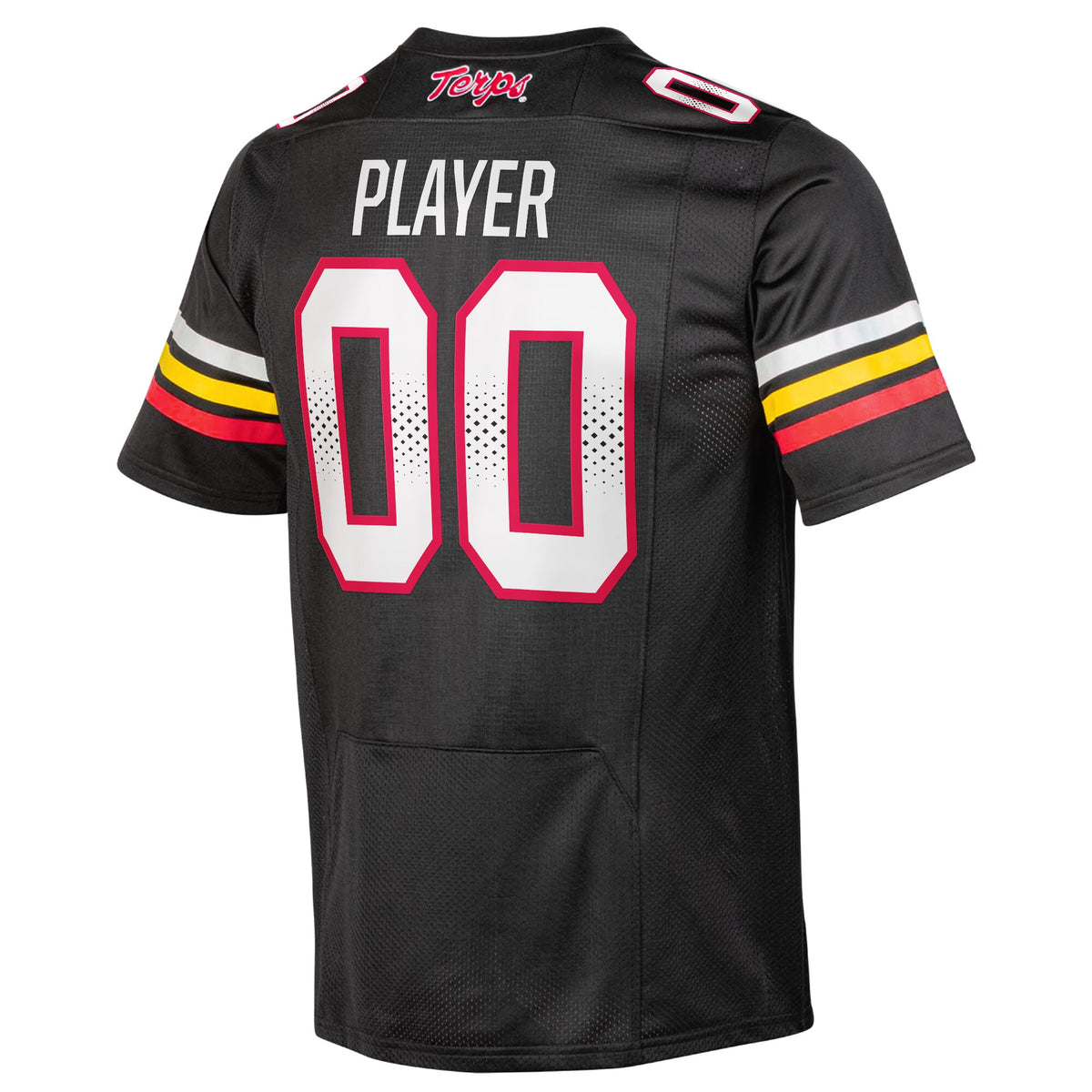Maryland Terrapins Under Armour Pick-A-Player NIL Replica Football Jersey - Black
