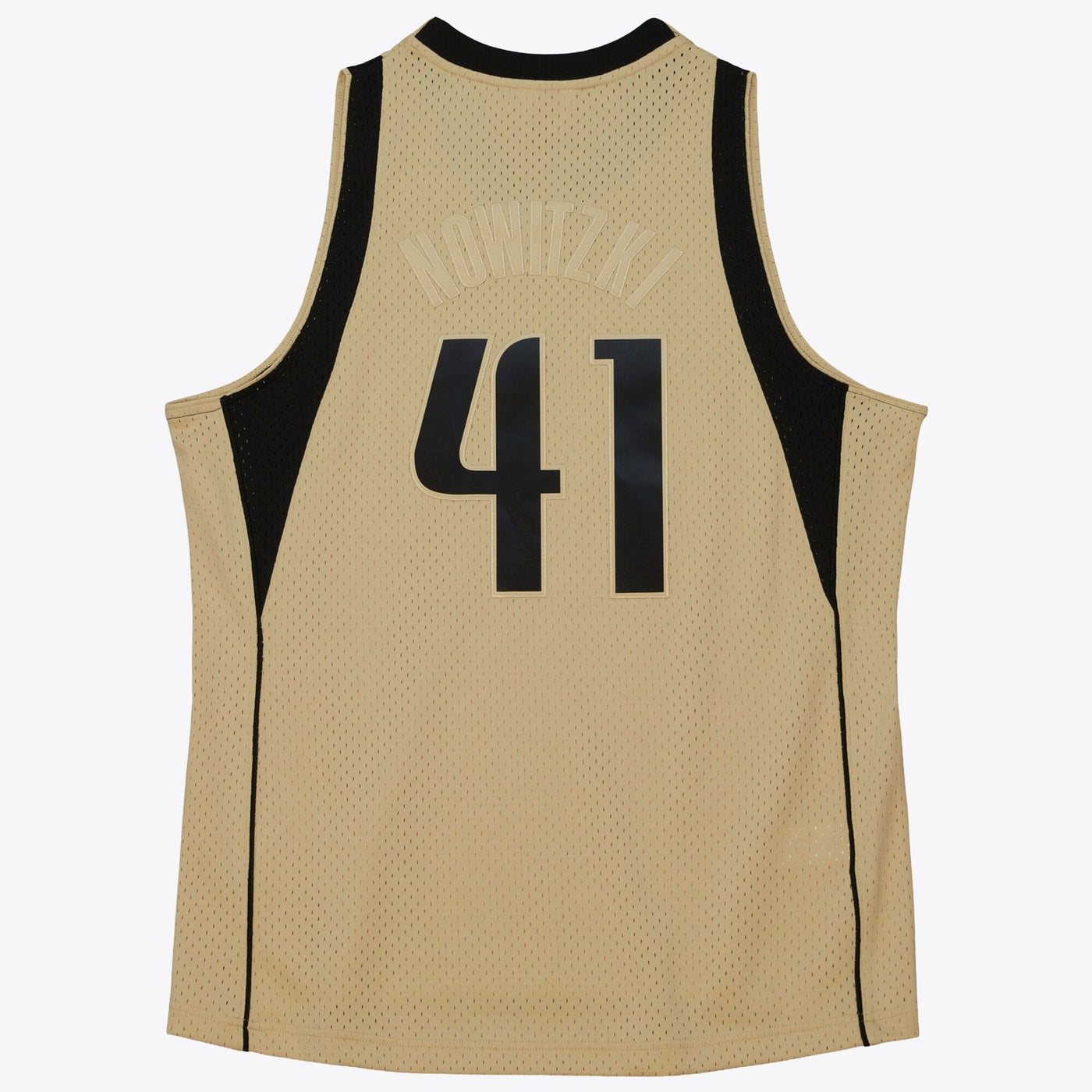 Dallas Mavericks Mitchell & Ness Dirk Nowitzki 2010 Swingman Jersey - Khaki
